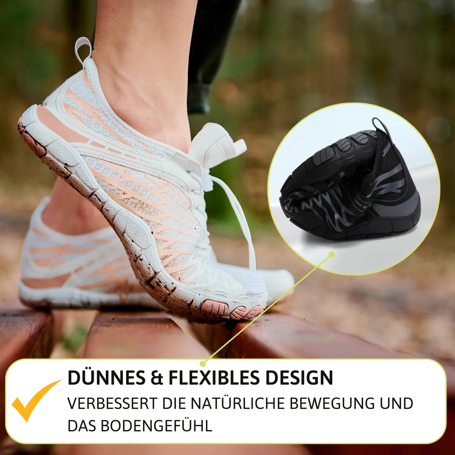 Airfeet Motion - Gesunde & rutschfeste Alltags-Barfußschuhe (Unisex)